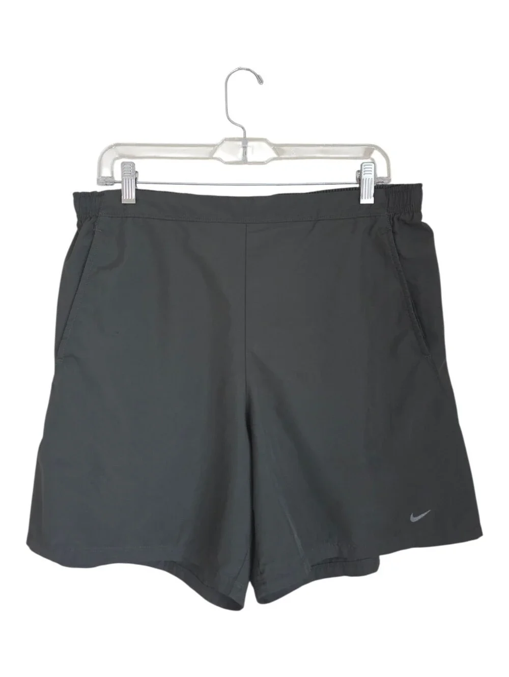 nike fitdry athletic shorts running training gym olive green size large